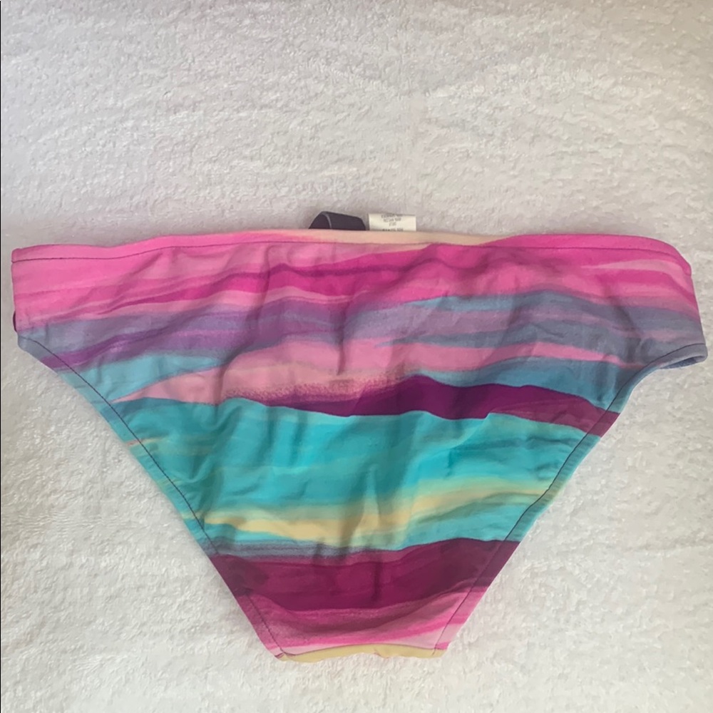NWOT Multicolor Striped Bikini Set - Picture 10 of 10